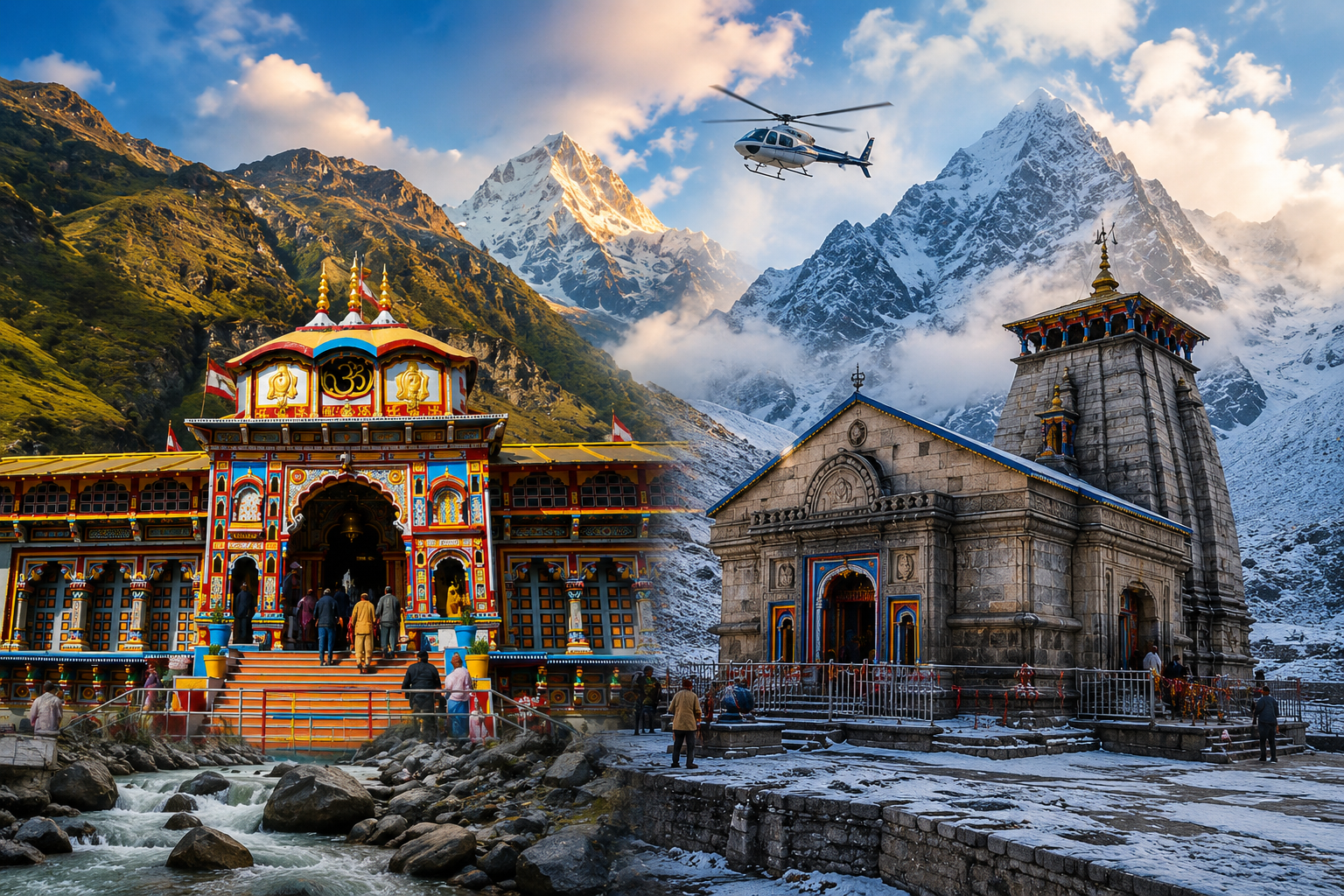 Do Dham by Helicopter